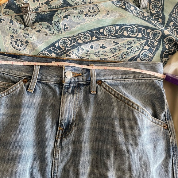 RE/DONE Low Rider Jean Midi Skirt with a Low-Slung Waist, Size 27 worn once - Picture 8 of 9